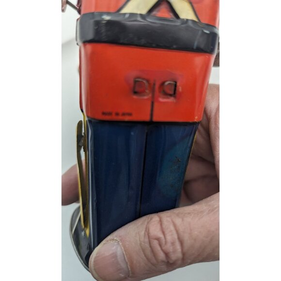 Vintage Tin Toy Drummer Soldier Wind-Up Made In Japan Collectible 7" Drummer - Picture 11 of 12